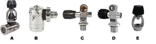din yoke valves and adapter